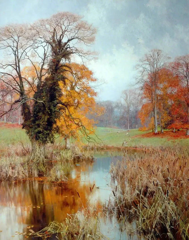 Herbstfärbung (« Wenn gelbe Blätter, oder keine, oder nur wenige, an diesen Zweigen hängen ») - Edward Wilkins Waite