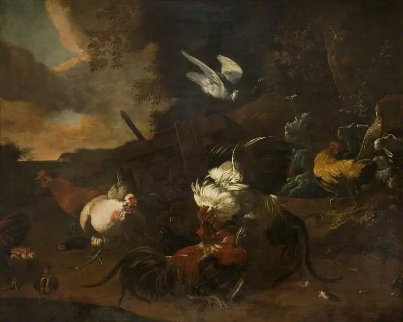 Hahnkampf (« Krieg und Frieden ») - Melchior de Hondecoeter