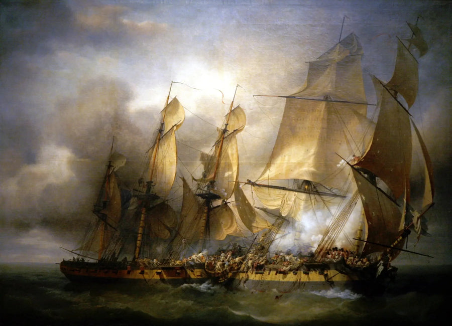 Kampf der La Bayonnaise gegen den Hinterhalt - Louis-Philippe Crépin