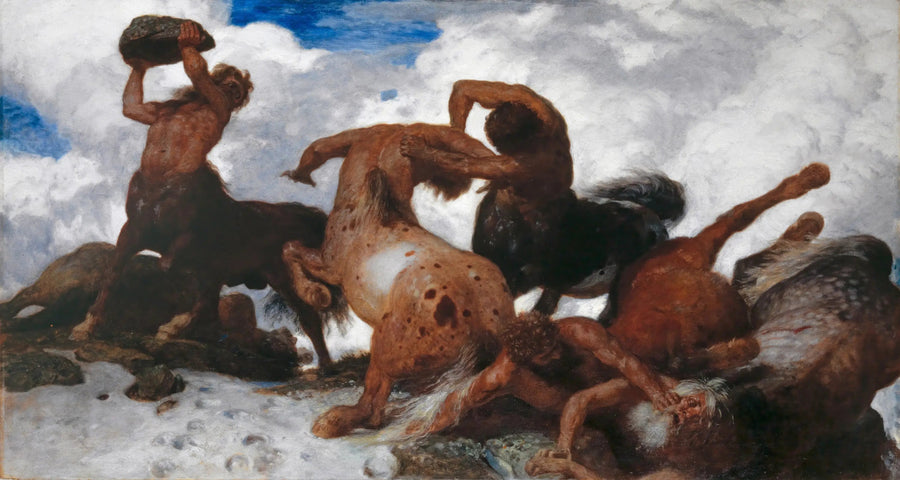 Kampf der Zentauren - Arnold Böcklin