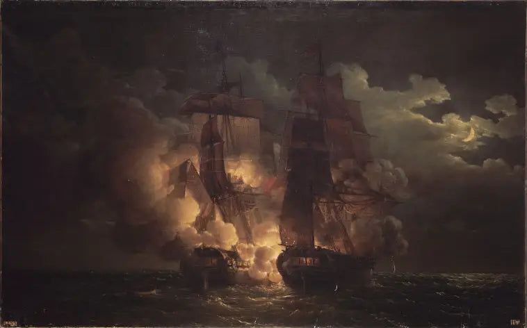 Seeschlacht vor den Loz-Inseln, 7. Februar 1813 - Louis-Philippe Crépin