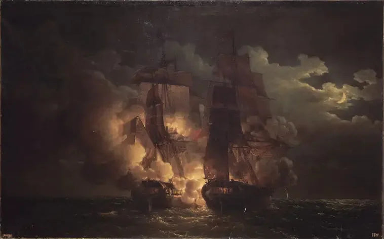 Seeschlacht vor den Loz-Inseln, 7. Februar 1813 - Louis-Philippe Crépin