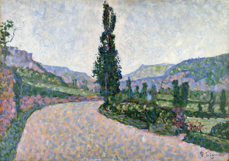 Comblat-le-Château. Die Pappel - Paul Signac