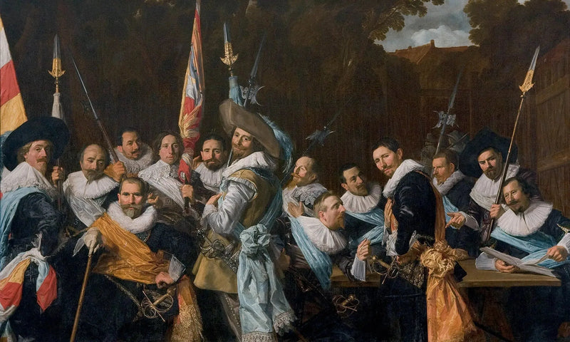 Gesellschaft der bürgerlichen Miliz der Musketiere von Saint-Adrien, Haarlem 1633 - Frans Hals