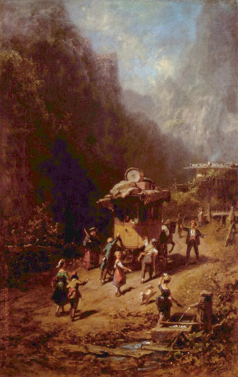 Gesellschaft der fahrenden Künstler - Carl Spitzweg