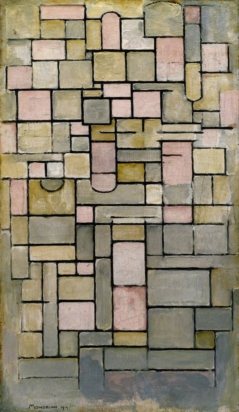 Komposition 8 - Piet Mondrian