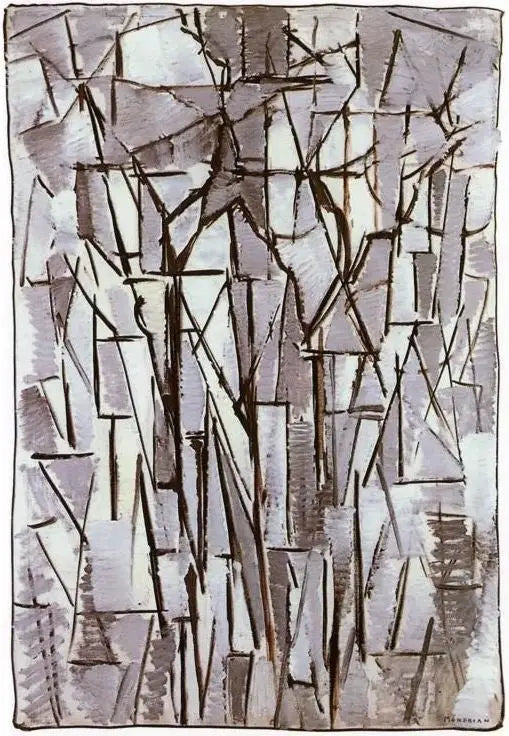 Komposition Bäume II - Piet Mondrian