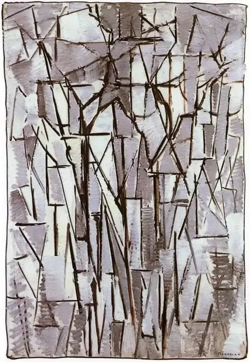 Komposition Bäume II - Piet Mondrian