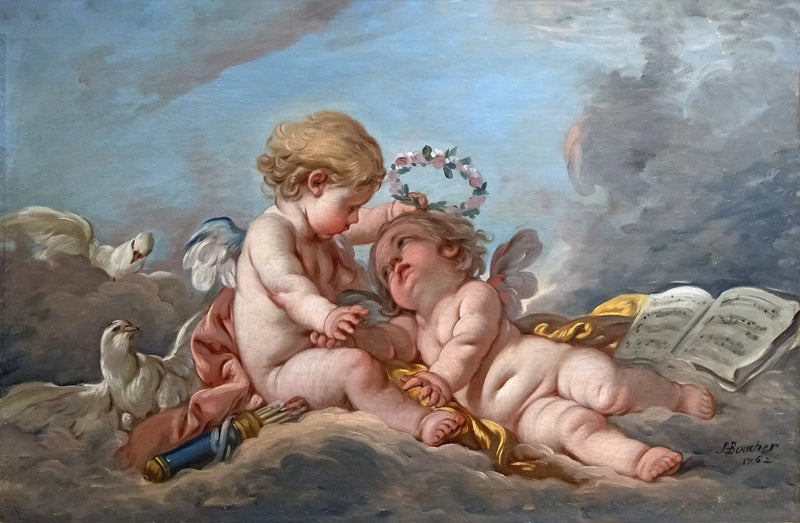 Komposition mit Putten - François Boucher