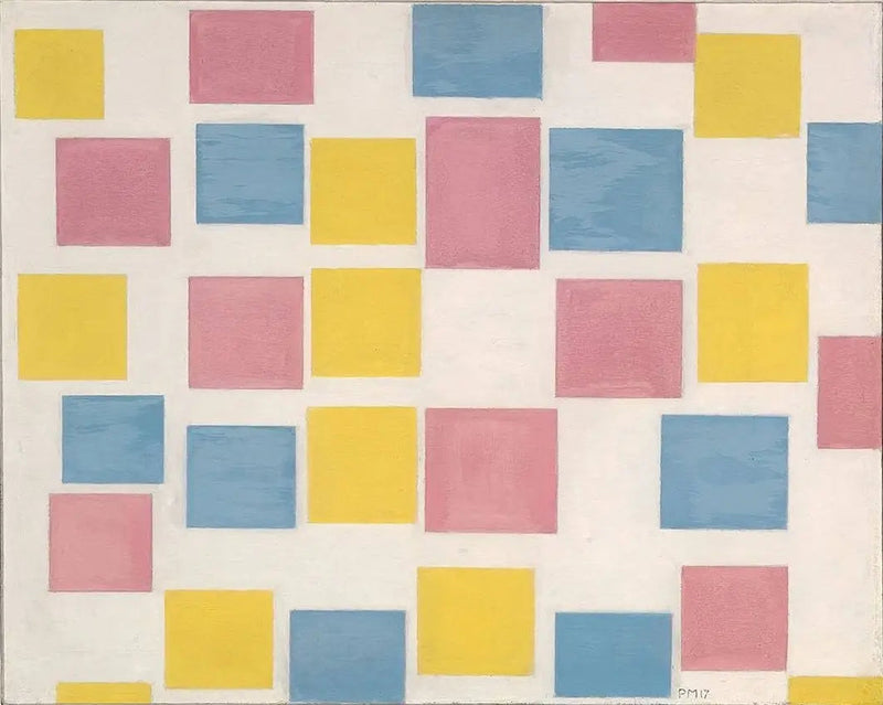 Komposition mit Farbflächen - Piet Mondrian