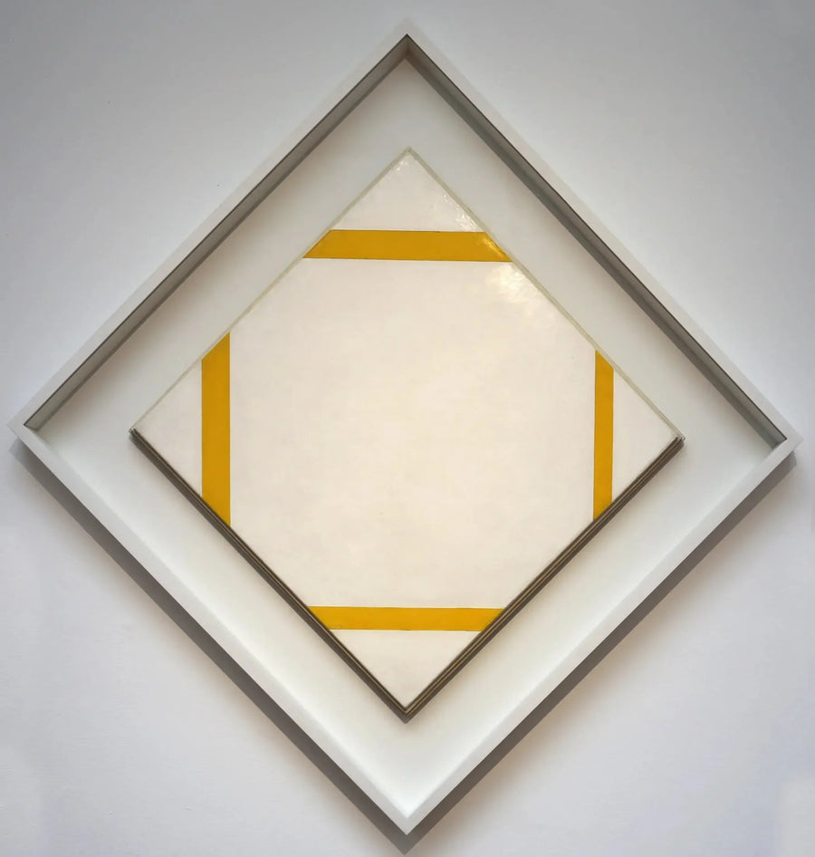 Komposition mit gelben Linien - Piet Mondrian