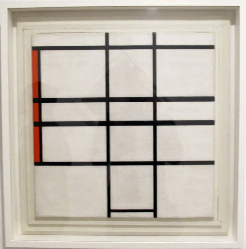 Komposition mit Weiß und Rot - Piet Mondrian