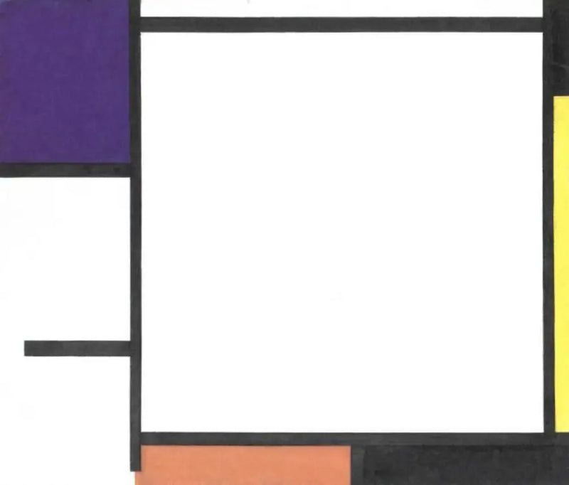 Komposition mit Blau, Schwarz, Gelb und Rot - Piet Mondrian