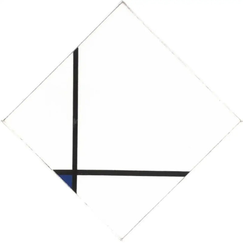 Komposition mit Blau - Piet Mondrian