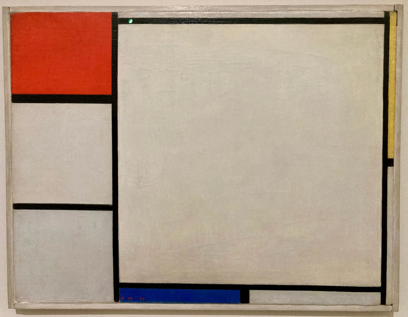 Komposition mit Rot, Gelb und Blau - Piet Mondrian