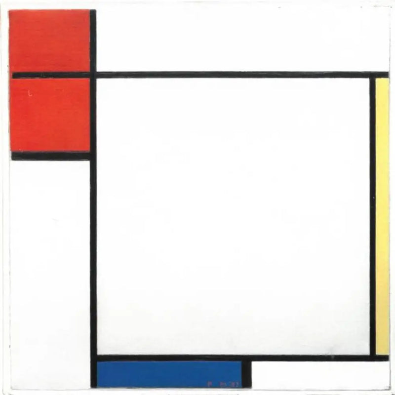 Komposition mit Rot, Gelb und Blau - Piet Mondrian