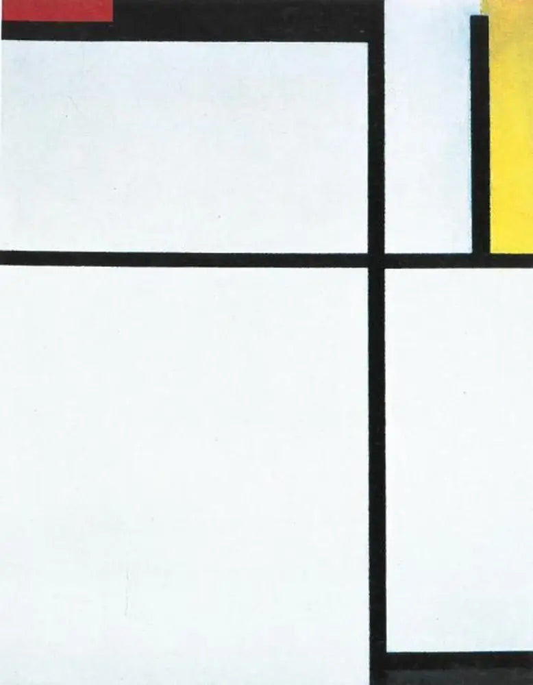 Komposition mit Rot, Schwarz, Gelb, Blau und Grau - Piet Mondrian