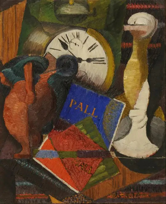 Composition avec horloge - Diego Rivera image 1 copie de tableau peinte à la main