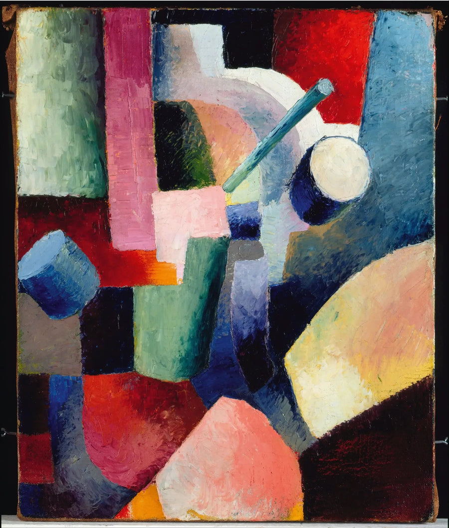 Farbige Komposition von Formen - August Macke