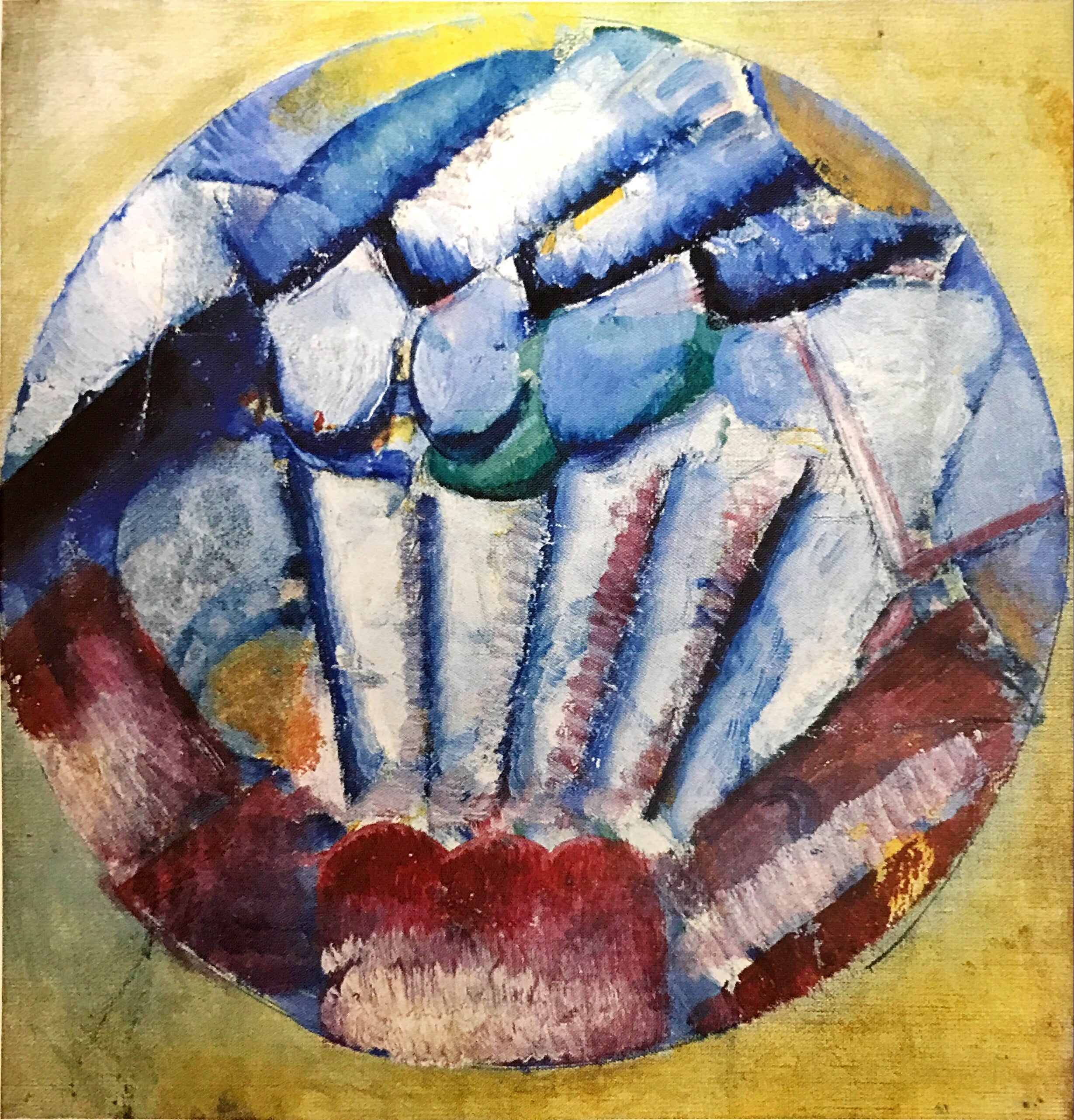 Composition des couleurs - Olga Rozanova image 1 reproduction d’œuvre d’art à l’huile