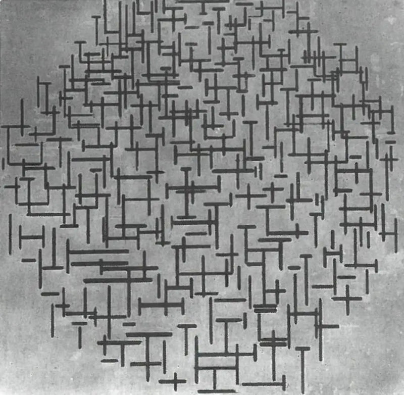 Komposition in Linie - Piet Mondrian