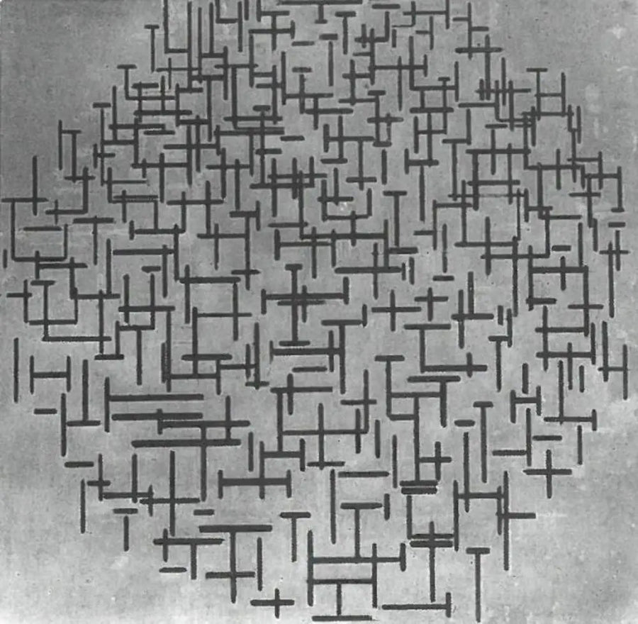 Komposition in Linie - Piet Mondrian