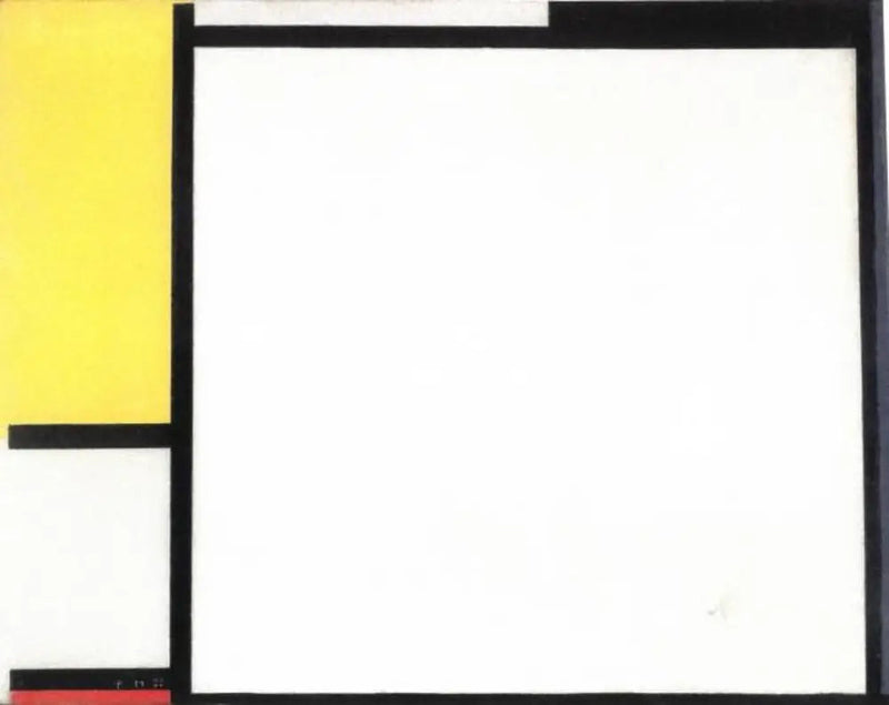Komposition in Rot, Gelb und Blau - Piet Mondrian