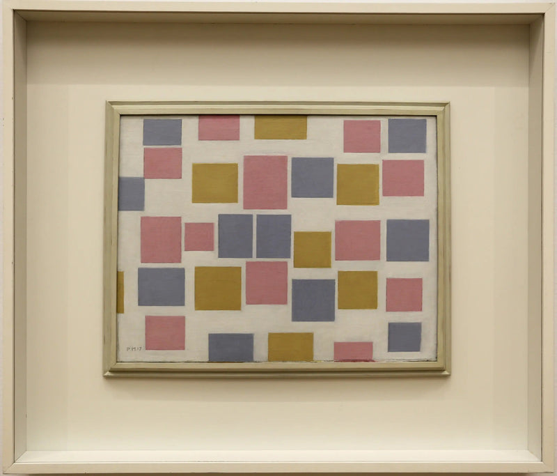 Komposition Nr. 3 mit Farbflächen - Piet Mondrian