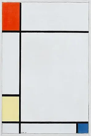 Komposition Nr. III mit Rot, Gelb und Blau - Piet Mondrian