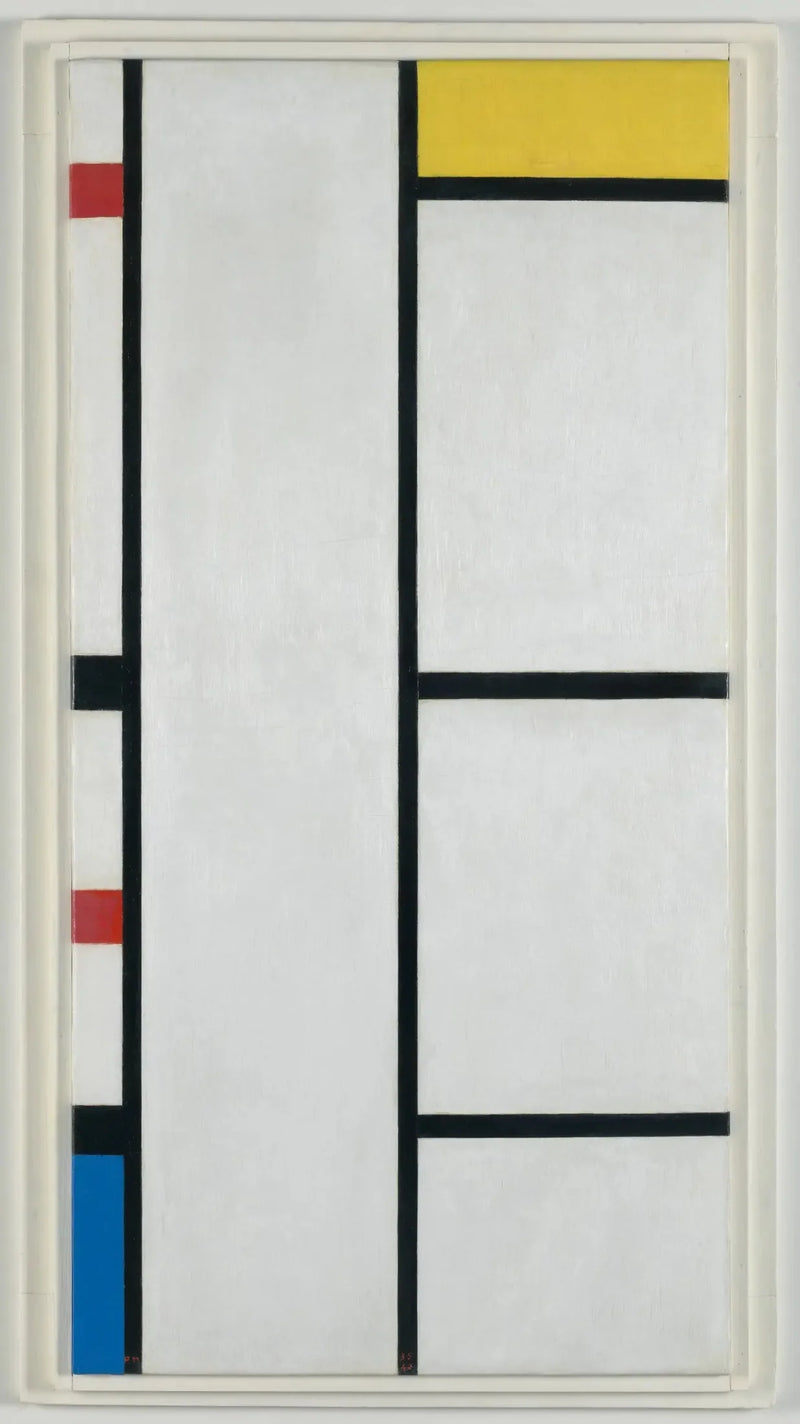 Komposition (Nr. III) weiß-gelb / Komposition mit Rot, Gelb und Blau - Piet Mondrian