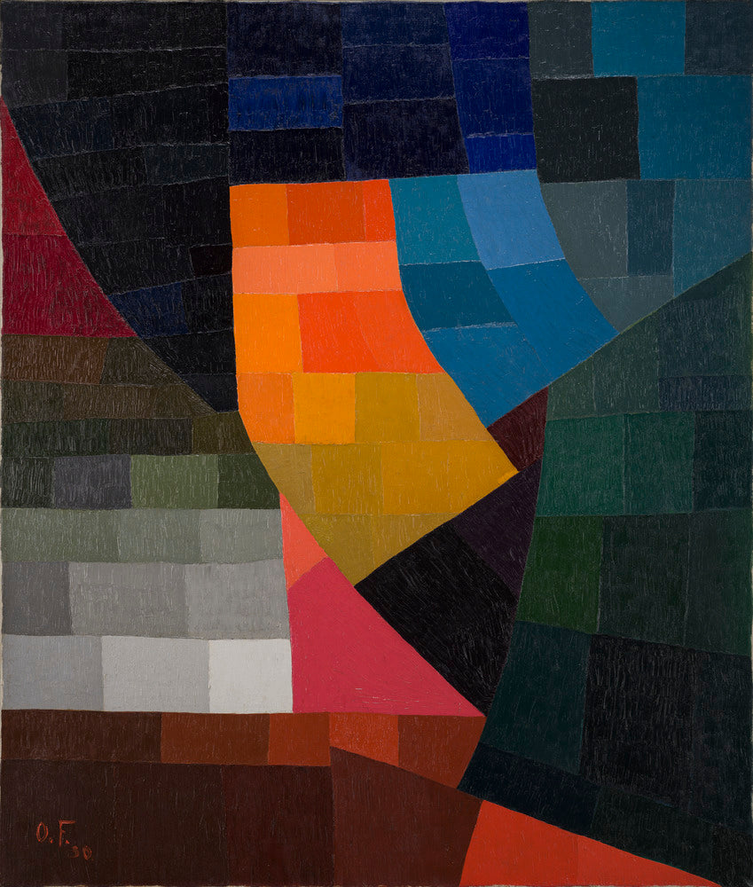 Composition - Otto Freundlich image 1 reproduction d’œuvre d’art à l’huile