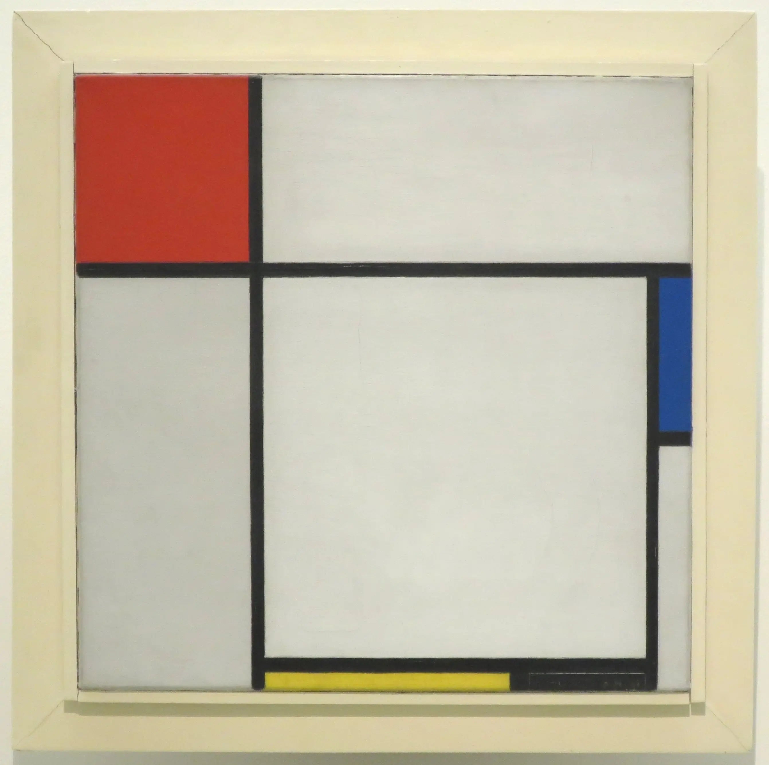 Reproduction du tableau « Composition - Piet Mondrian » par Alpha Reproduction en peinture à l’huile