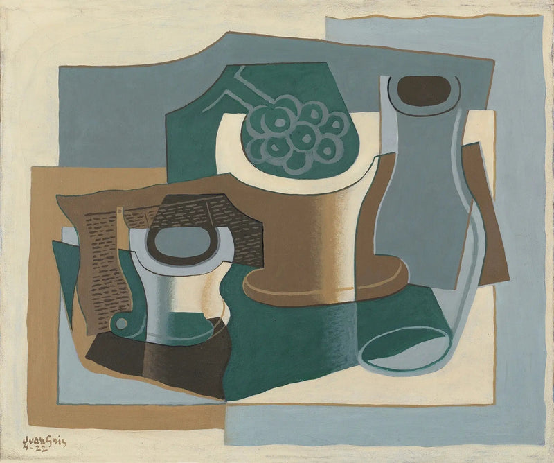 Obstschale und Karaffe - Juan Gris
