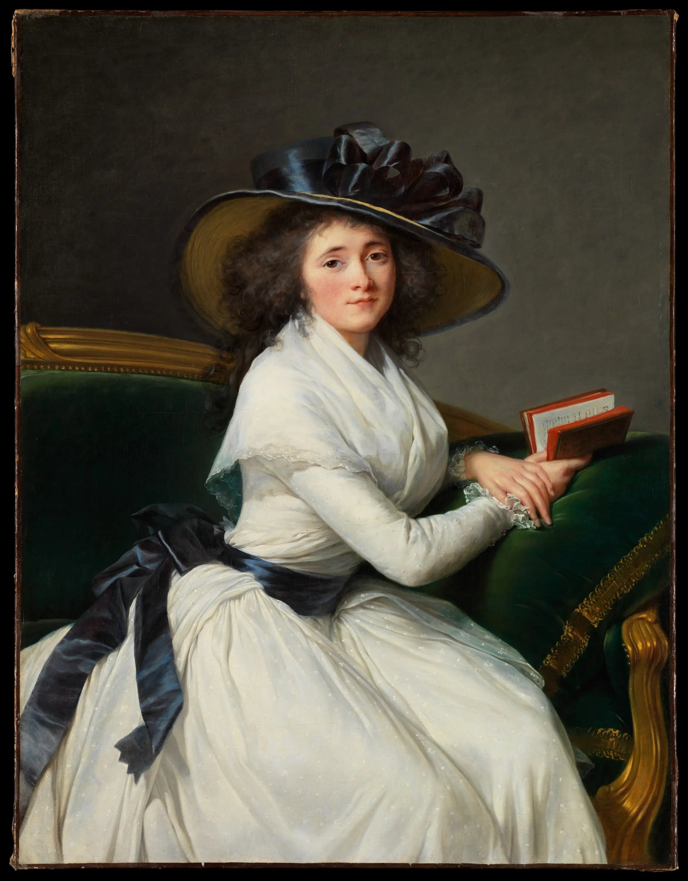 Comtesse de la Châtre - Élisabeth Vigée Le Brun image 1 tableau peint à l’huile sur toile