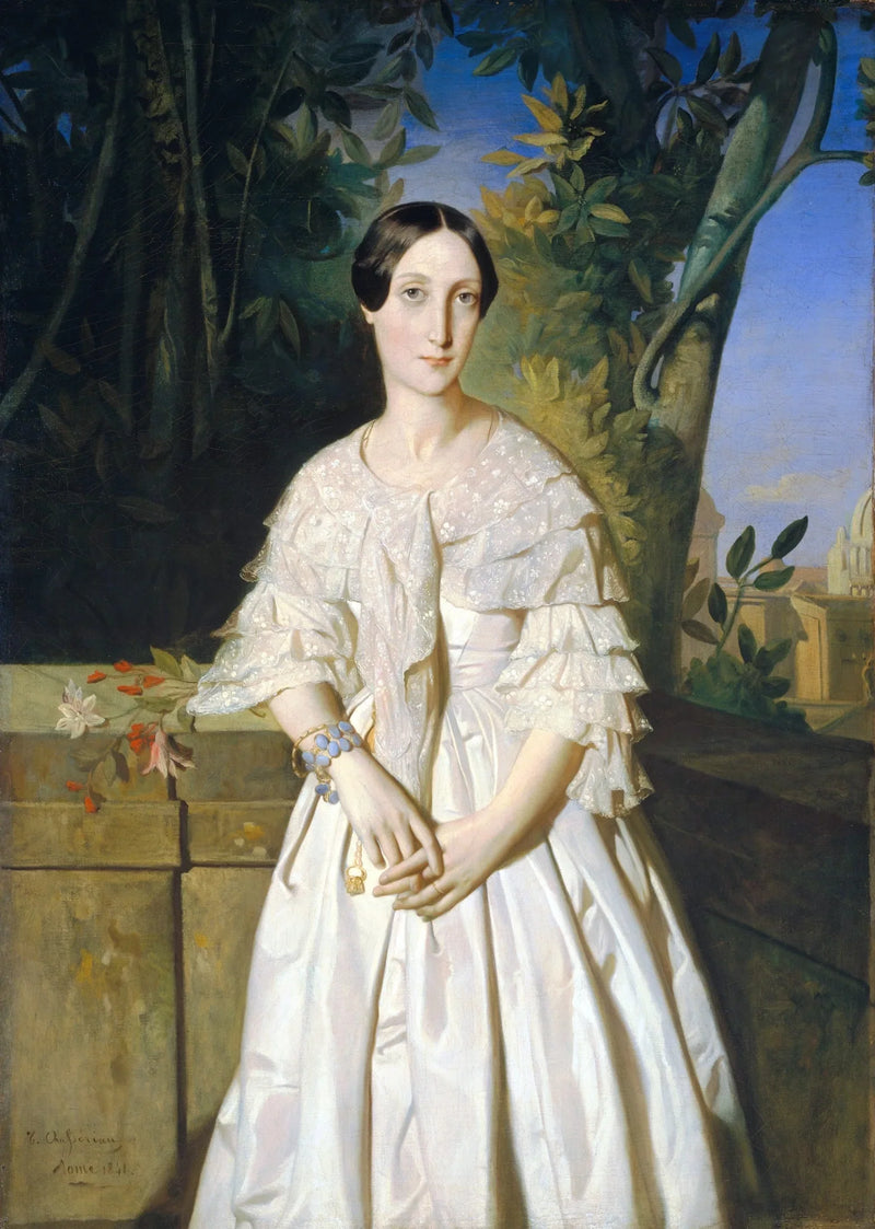 Gräfin de La Tour-Maubourg (Marie-Louise-Charlotte-Gabrielle Thomas de Pange) - Théodore Chassériau