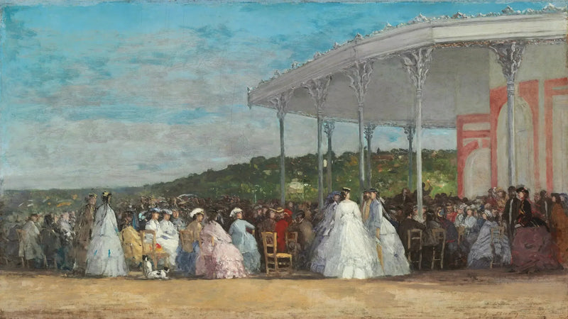 Konzert im Casino von Deauville - Eugène Boudin