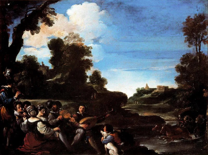 Konzert im Freien - Guercino