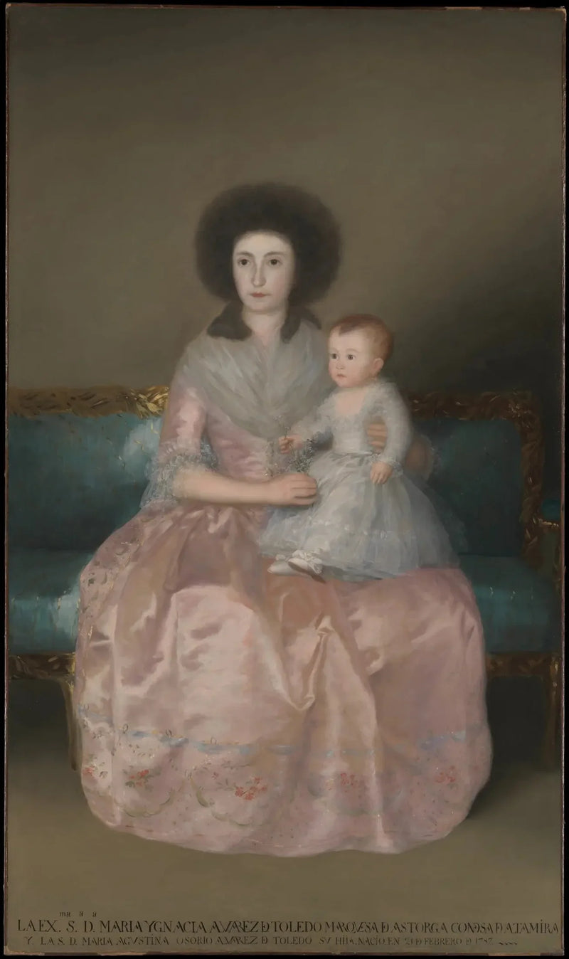 Gräfin von Altamira und ihre Tochter, María Agustina - Francisco de Goya