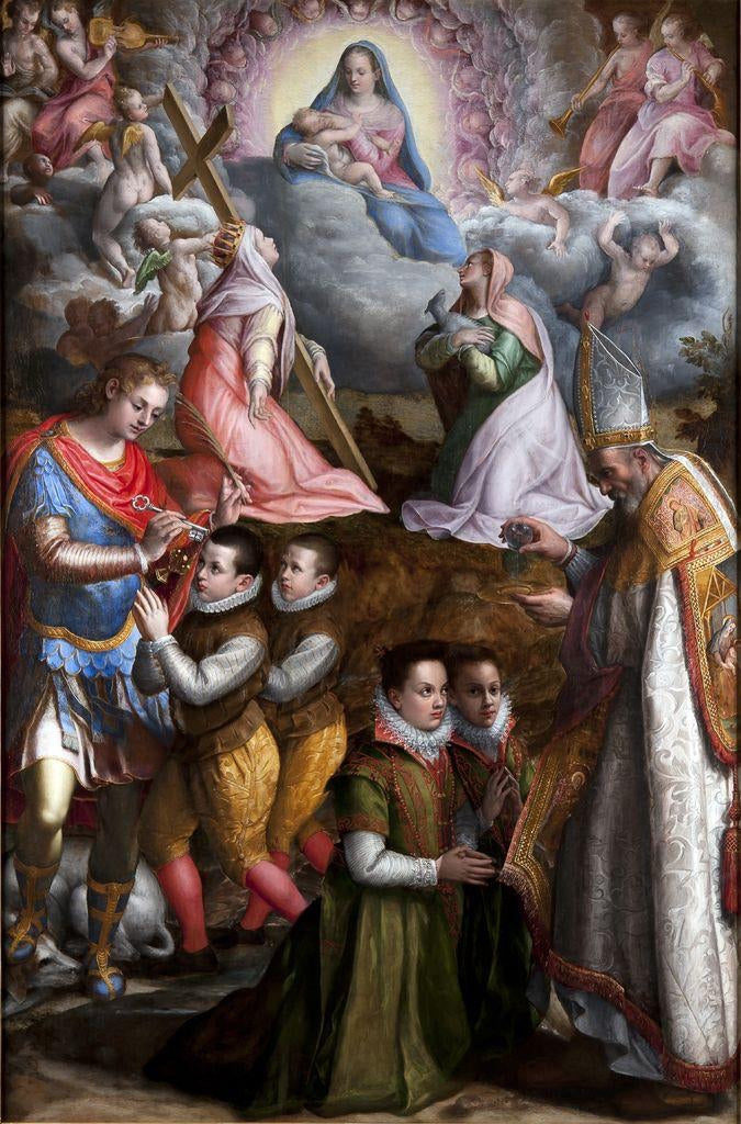 Consécration à la Vierge - Lavinia Fontana image 1 reproduction d’œuvre d’art à l’huile