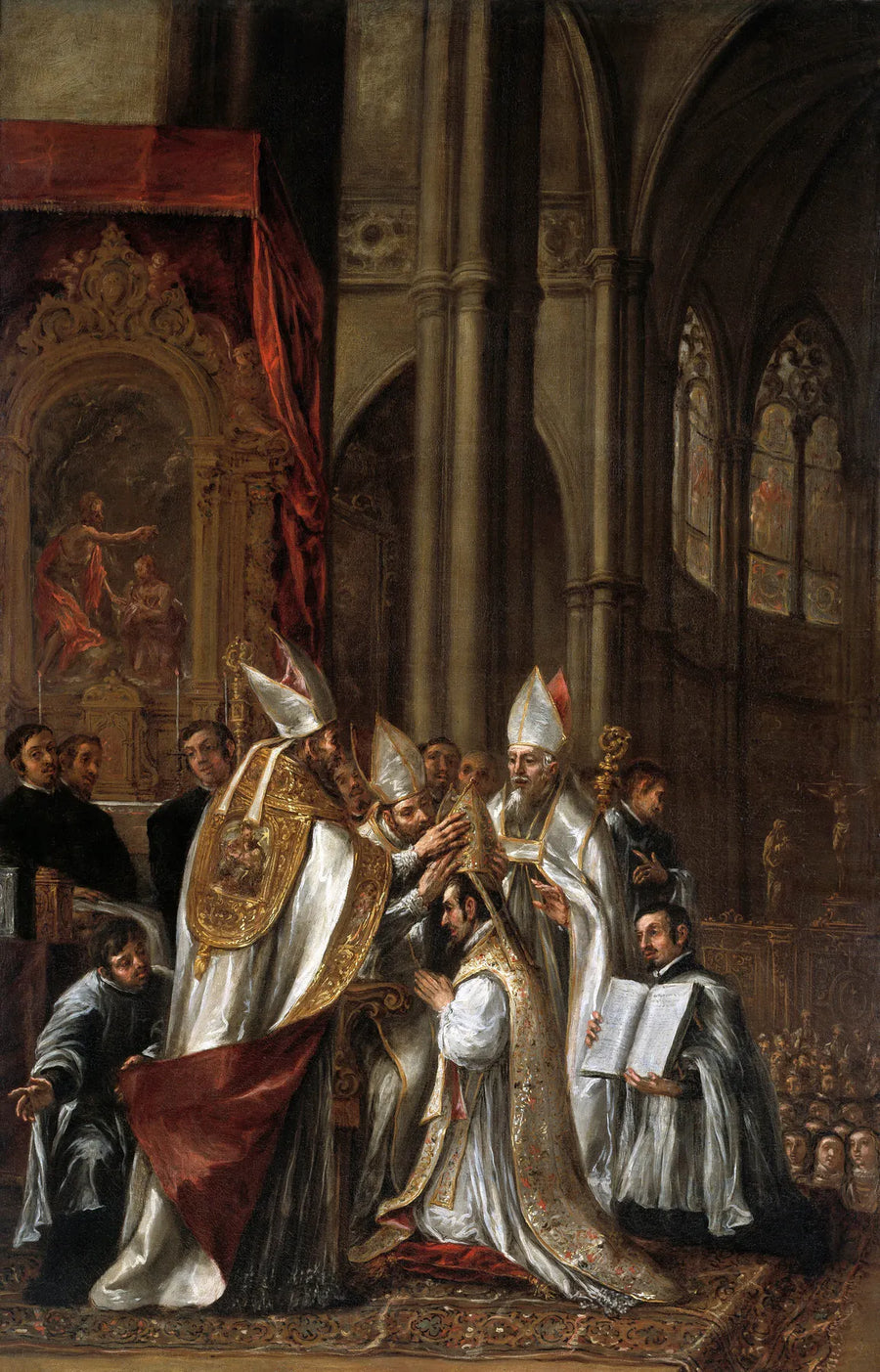 Weihe von Ambrosius zum Bischof - Juan de Valdés Leal