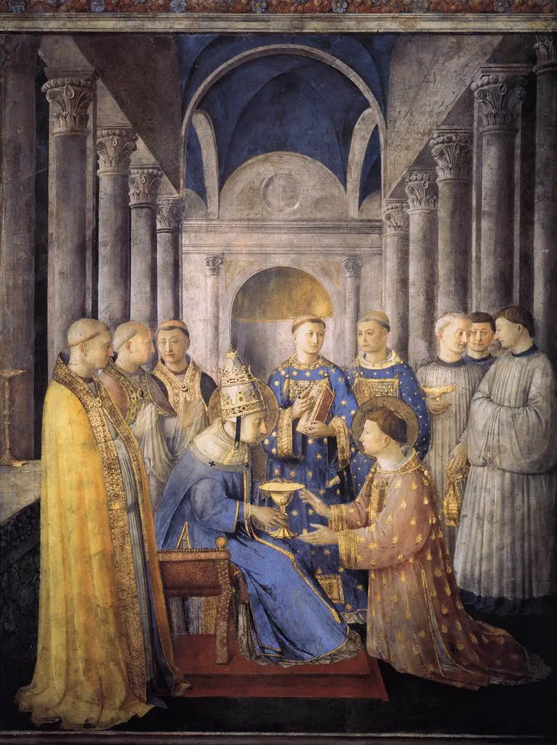 Diakonenweihe von Saint Laurent - Fra Angelico