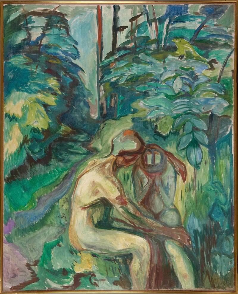 Trost im Wald - Edvard Munch