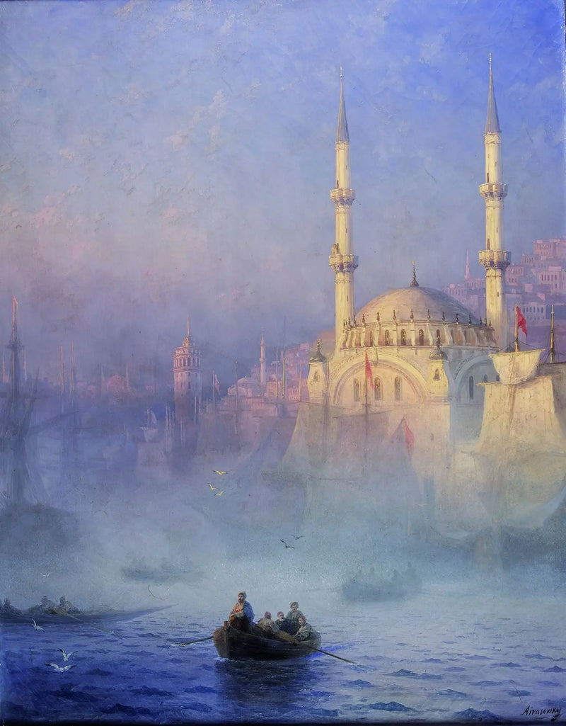 Konstantinopel, die Top-Kahné-Moschee - Ivan Aïvazovski