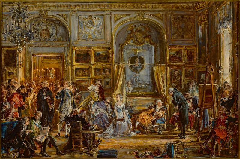 Verfassung vom 3. Mai. Vierjahres-Diet. Bildungskommission. Teilung von 1795. Auszug aus der Serie « Geschichte der Zivilisation in Polen ». - Jan Matejko