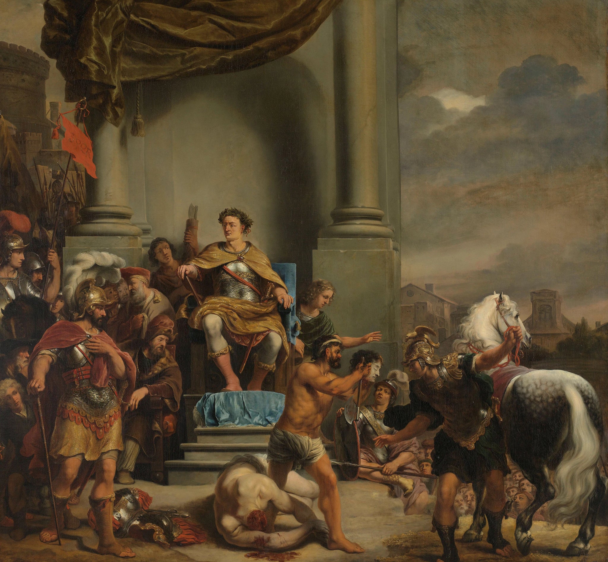 Le consul Titus Manlius Torquatus fait décapiter son fils - Ferdinand Bol