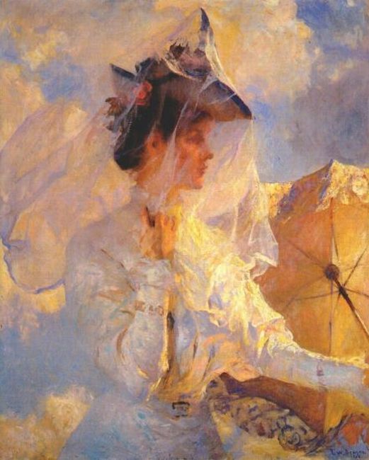 Gegen den Himmel - Frank Weston Benson