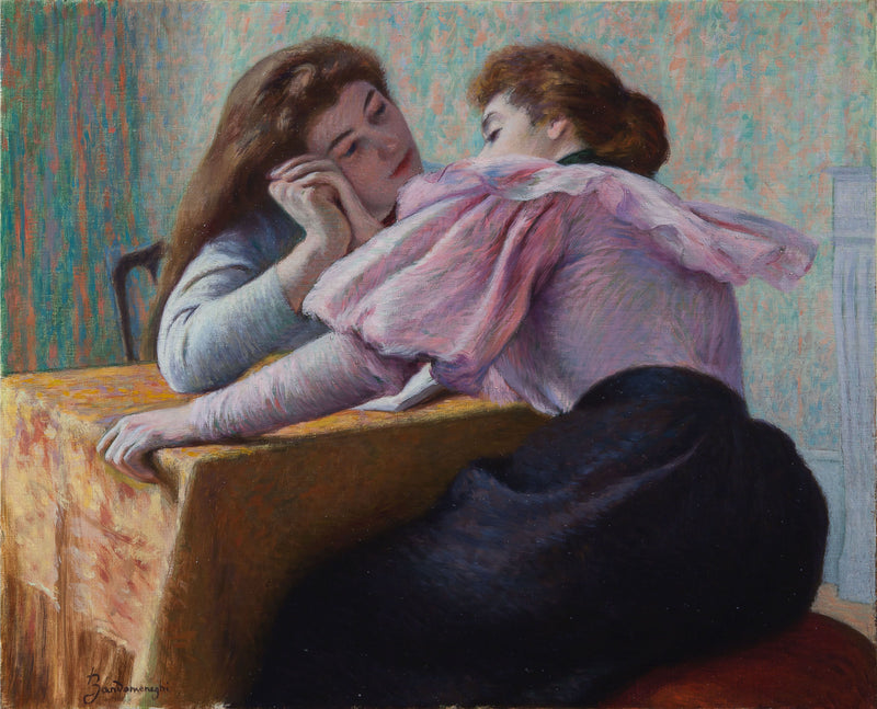Gespräch am Tisch - Federico Zandomeneghi