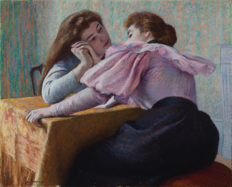 Gespräch am Tisch - Federico Zandomeneghi