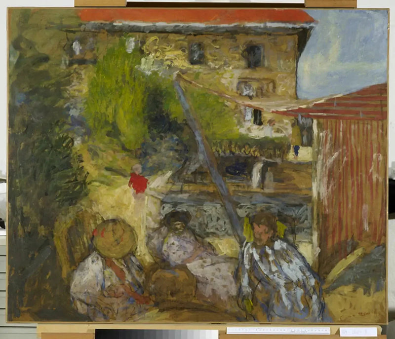 Unterhaltung im Garten - Édouard Vuillard