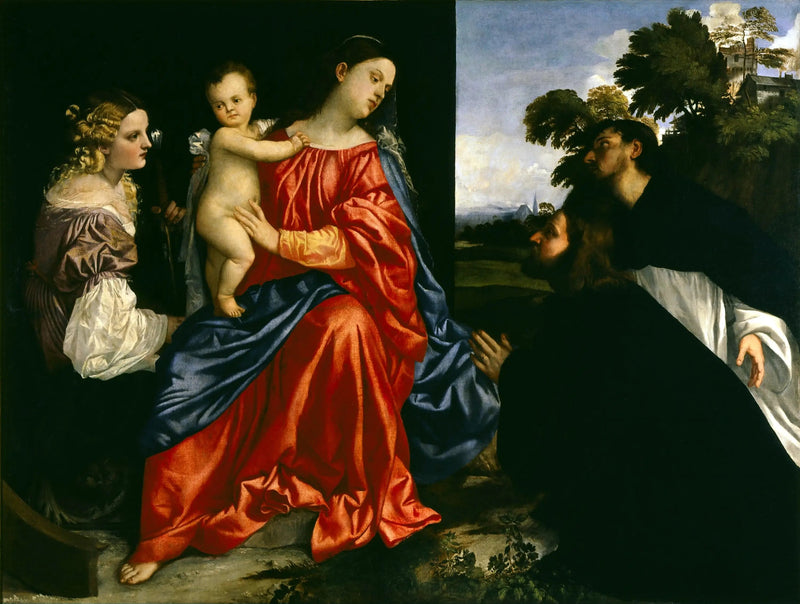 Heilige Unterhaltung von Balbi - Titian